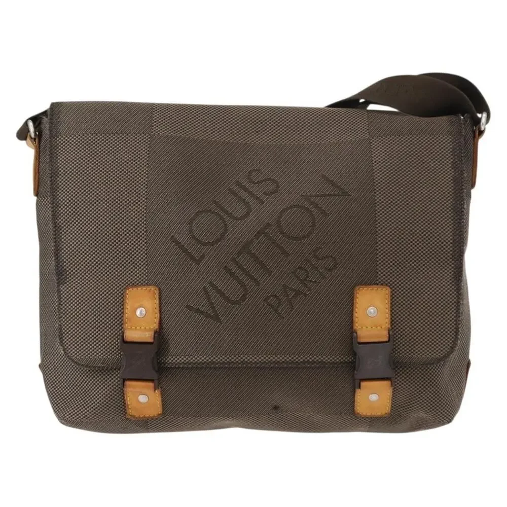 Louis Vuitton Damier Geant Roux Shoulder Bag Tail Brown
